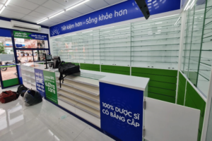 Thiết kế & thi công chuỗi nhà thuốc, quầy thuốc